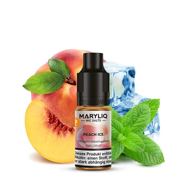 MARYLIQ Peach Ice Liquid Nikotinsalz Lost Mary