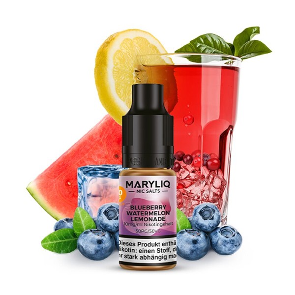 MARYLIQ Blueberry Watermelon Lemonade Liquid Nikotinsalz Lost Mary