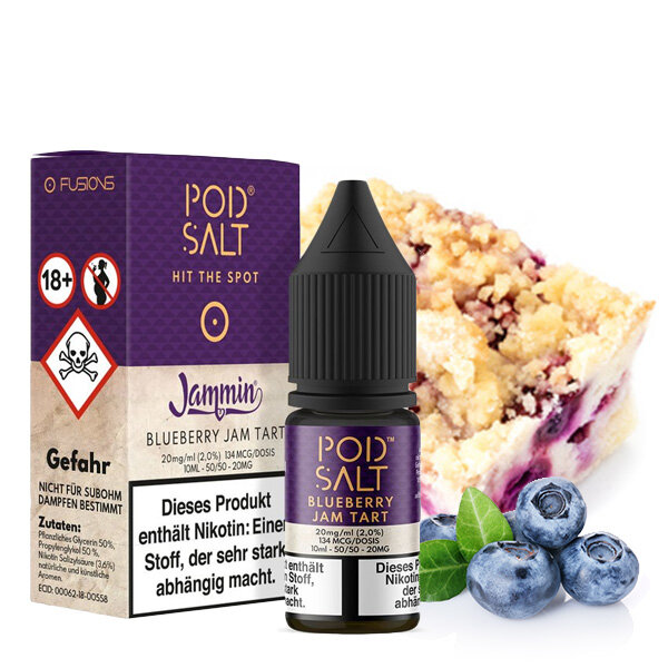 Pod Salt Liquid Blueberry Jam Tart Nikotinsalz