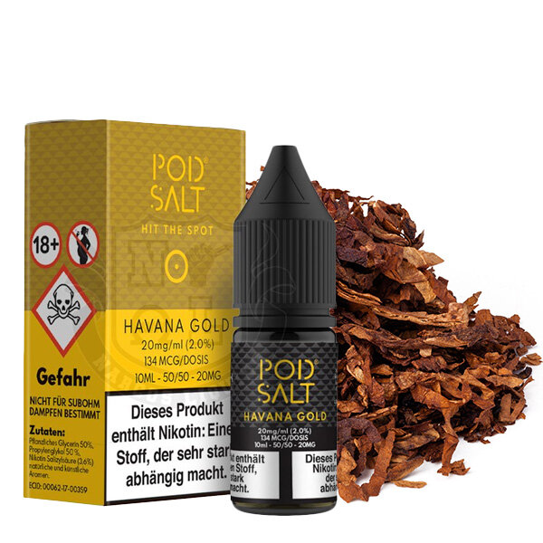Pod Salt Liquid Havana Gold Nikotinsalz 20mg/ml