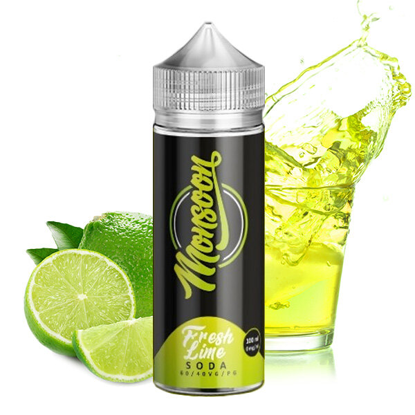 Monsoon Liquid Fresh Lime Soda Shortfill