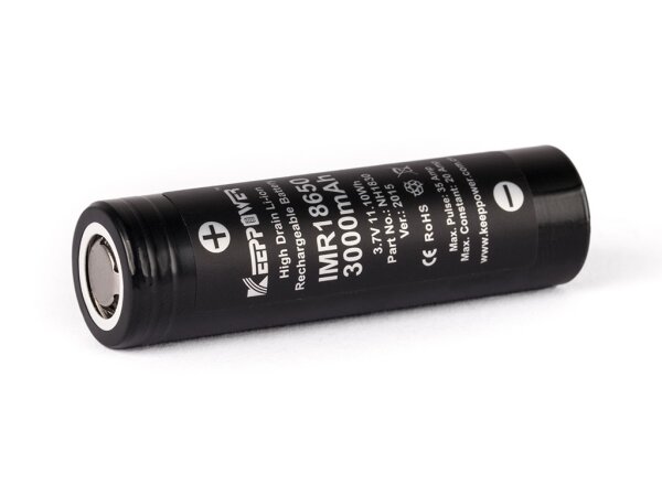 Keeppower IMR18650 Akkuzelle 35A 3000mAh