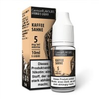 GermanFlavours Hybrid Liquid Kaffee Sahne Nikotinsalz 10ml