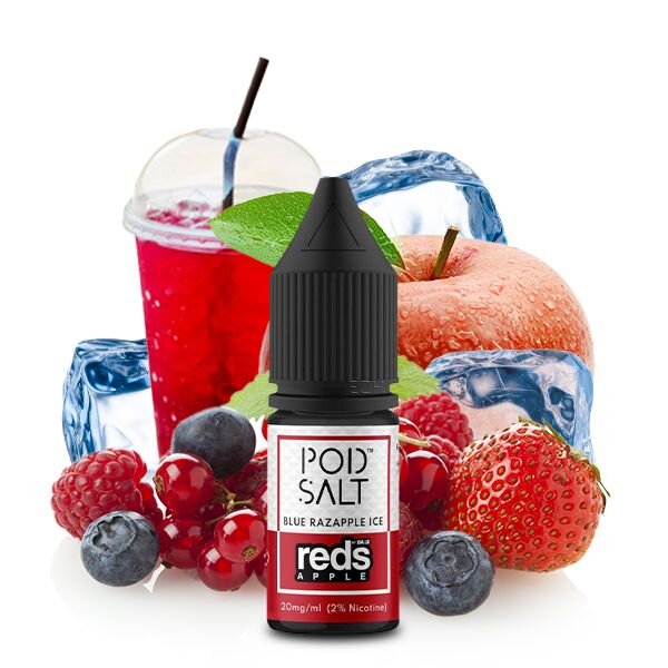 Pod Salt Liquid Blue Razapple Ice Nikotinsalz