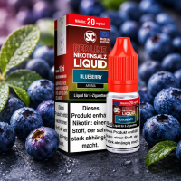 Blueberry Nikotinsalz Liquid SC Red Line
