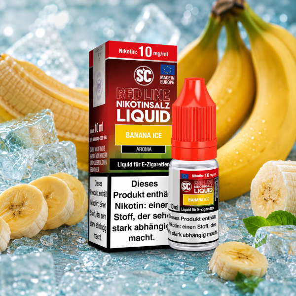 Banana Ice Nikotinsalz Liquid SC Red Line