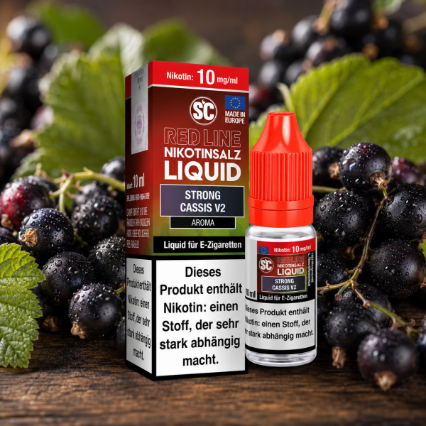 Strong Cassis Nikotinsalz Liquid SC Red Line