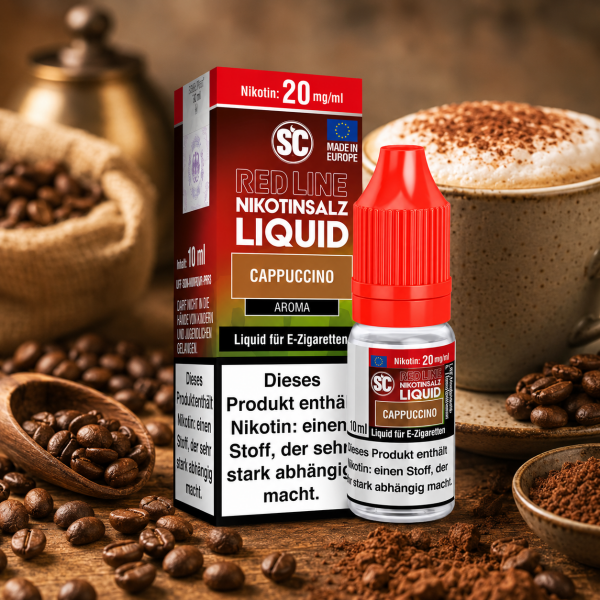 Cappuccino Nikotinsalz Liquid SC Red Line