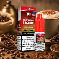 Cappuccino Nikotinsalz Liquid SC Red Line