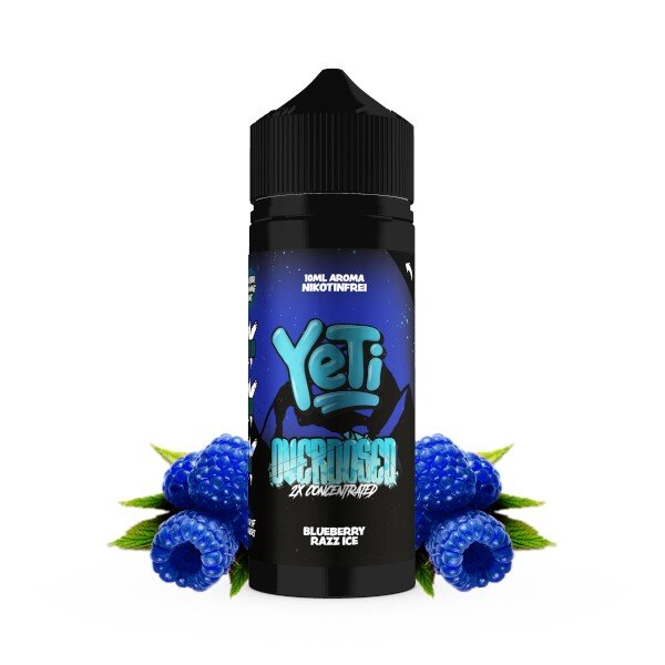 Blueberry Razz Ice Longfill Aroma Yeti Overdosed