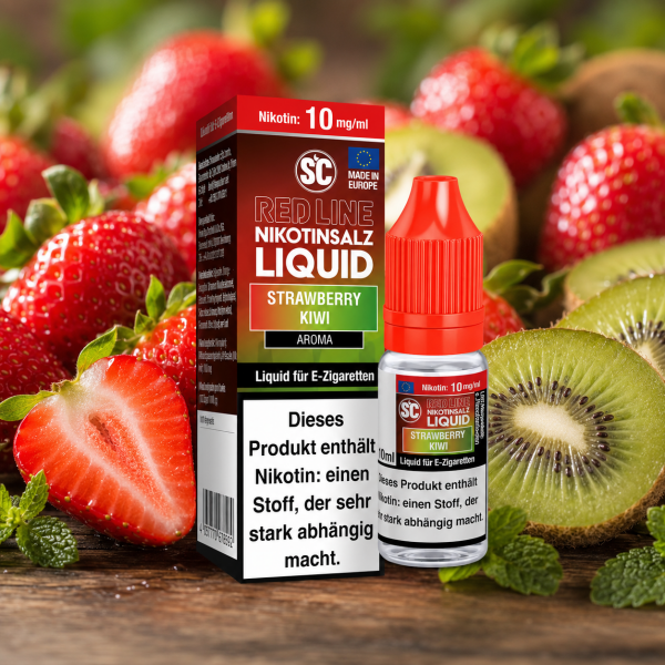 Strawberry Kiwi Nikotinsalz Liquid SC Red Line