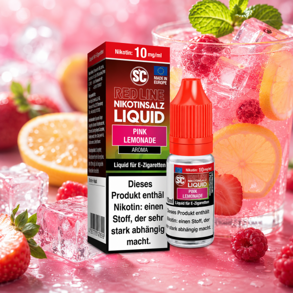 Pink Lemonade Nikotinsalz Liquid SC Red Line