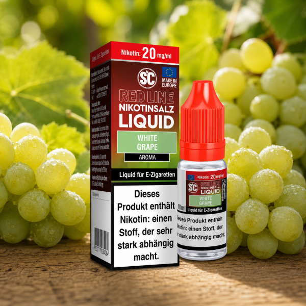 White Grape Nikotinsalz Liquid SC Red Line