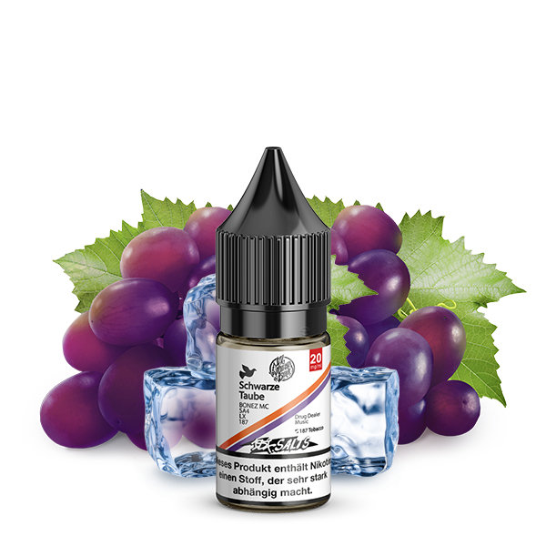 187 Salt Schwarze Taube Liquid Nikotinsalz