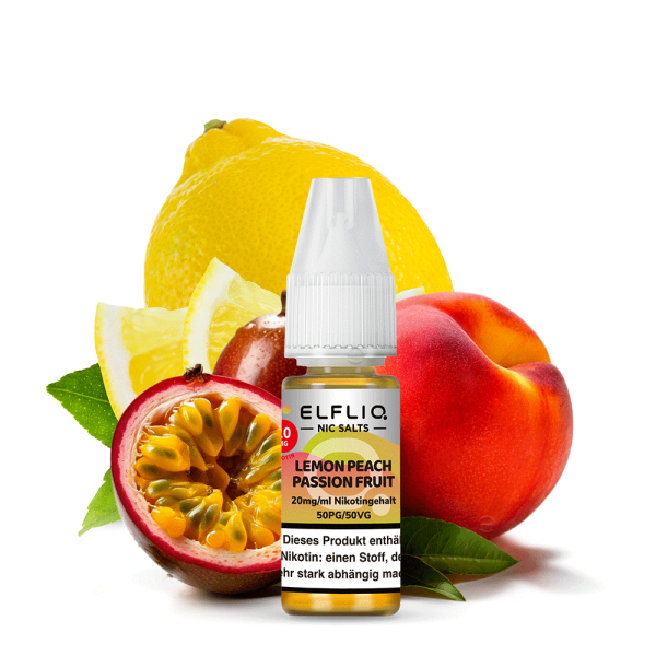 ELFLIQ Lemon Peach Passion Fruit Liquid Nikotinsalz Elfbar