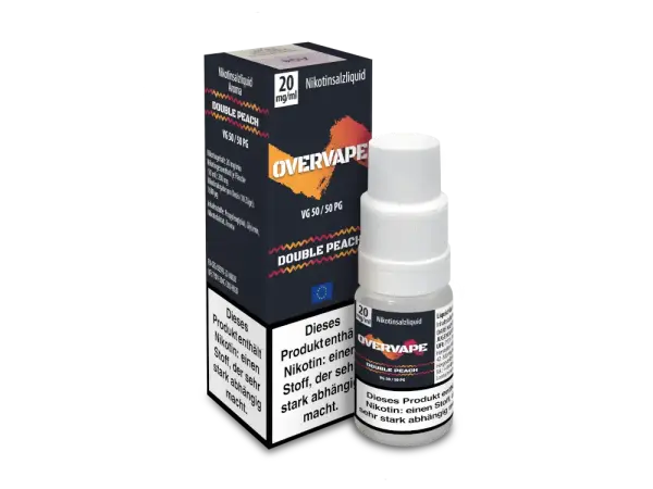 Double Peach Nikotinsalz Liquid Overvape