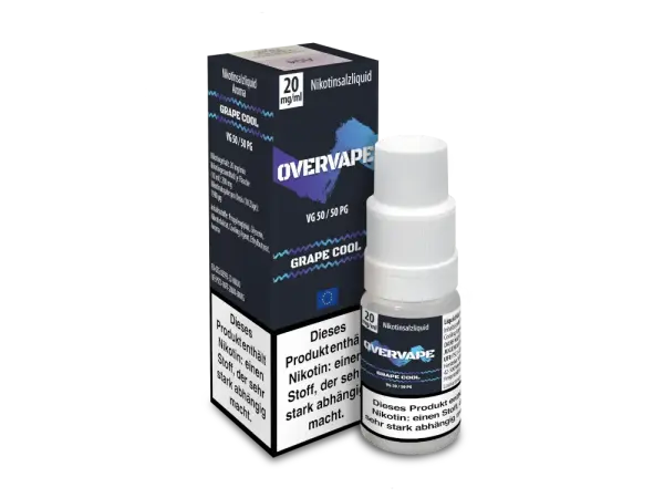 Grape Cool Nikotinsalz Liquid Overvape