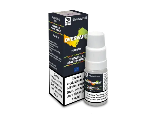Pineapple Peach Mango Nikotinsalz Liquid Overvape