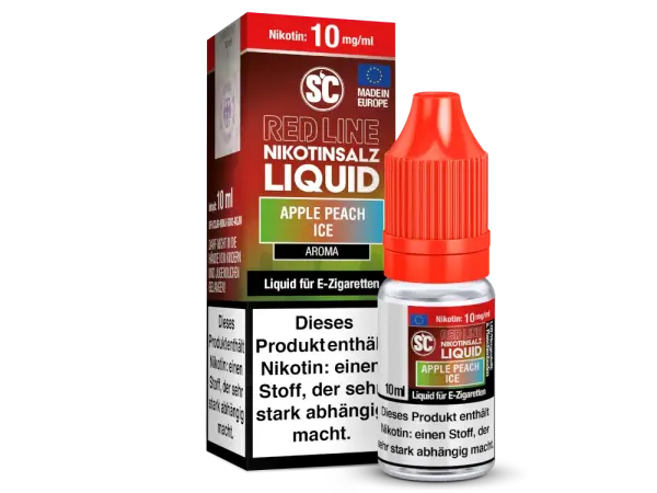 Apple Peach Ice Nikotinsalz Liquid SC Red Line