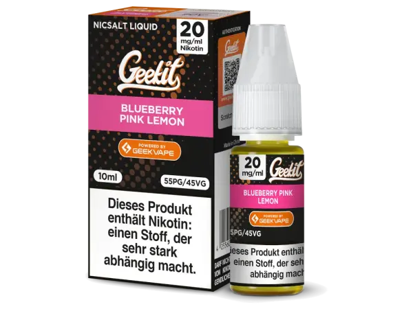 Geekit Blueberry Pink Lemon Liquid Nikotinsalz Geekvape