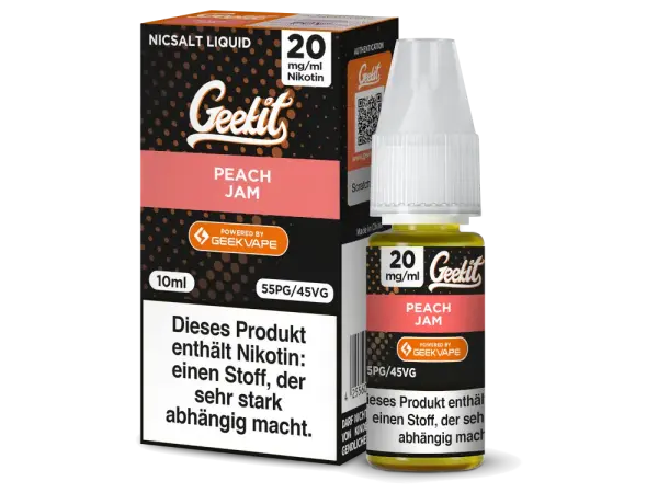 Geekit Peach Jam Liquid Nikotinsalz Geekvape