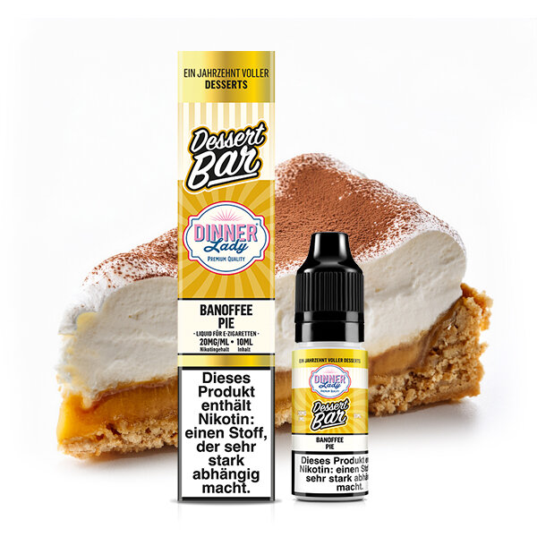 elfbar nachfüll pod läuft aus Banoffee Pie – Dessertaroma mit Banane, Karamell & Sahne