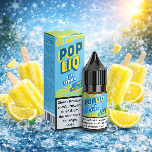Icy Lemon Liquid Nikotinsalz PopLiq