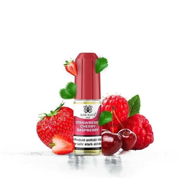 Strawberry Cherry Raspberry Liquid Nikotinsalz Bar Juice 5000