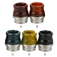 Mundstück 810er - Snakeskin Resin - Drip Tip - konisch