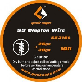 GeekVape - SS316L Clapton - Wickeldraht