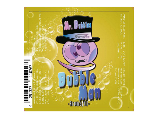 Bubble Man - Mr. Bubbles - Twisted - Liquid 50ml