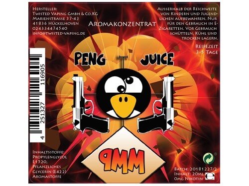 Twisted - Peng Juice - 9mm -  20ml Aroma