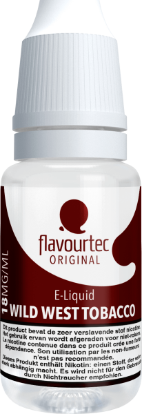 Wild West Tobacco - e-Liquid - 10ml - Flavourtec